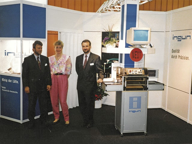 Michael Eisele at a trade fair