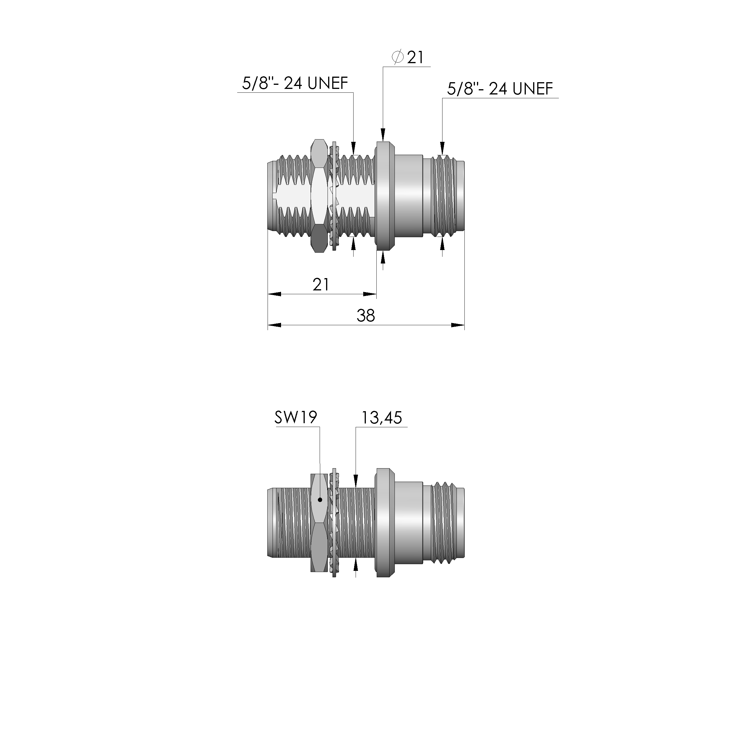 HF-U-N-18GHz-50OHM-F-F