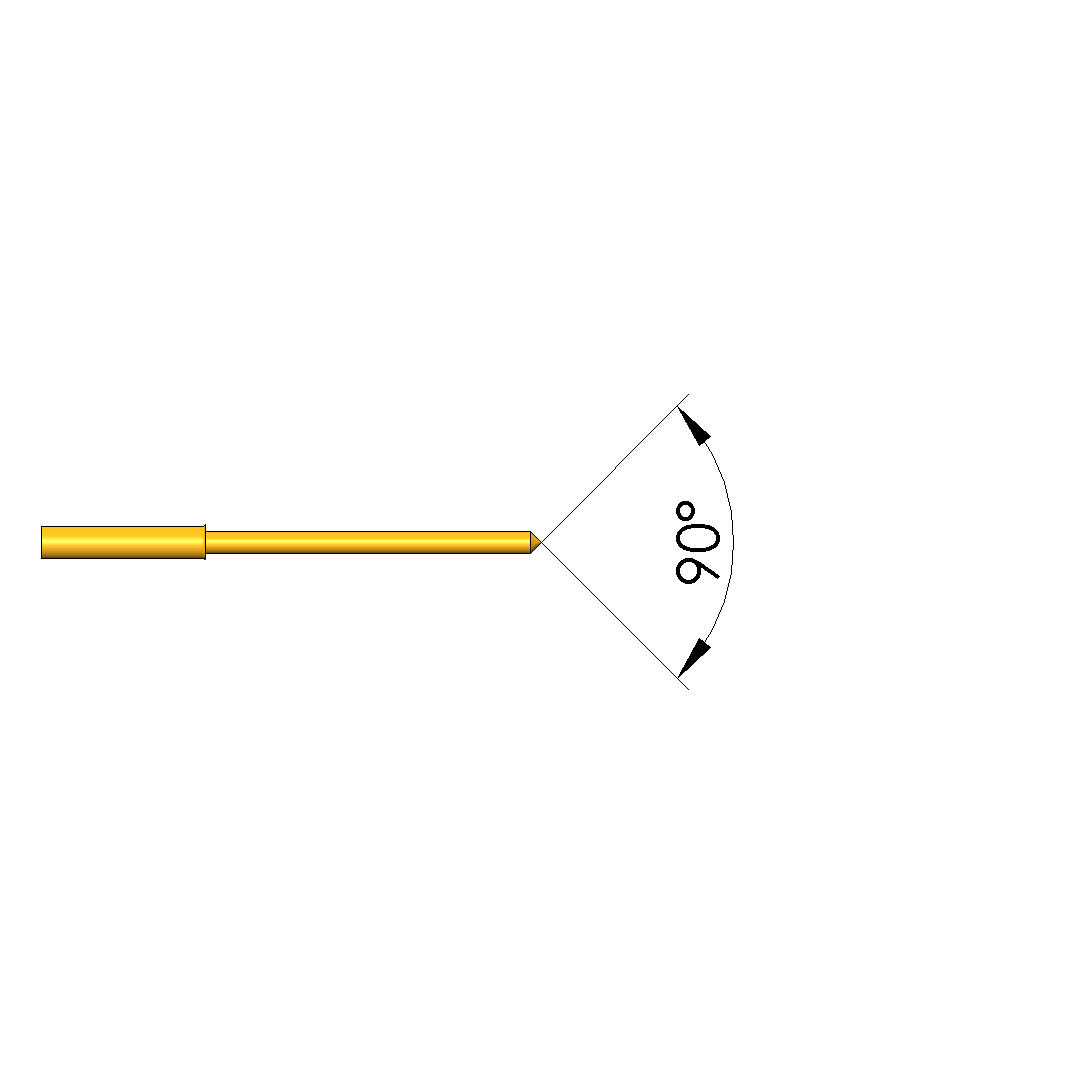 Spring-loaded test probe GKS-038 308 028 A 0400 V Item | INGUN