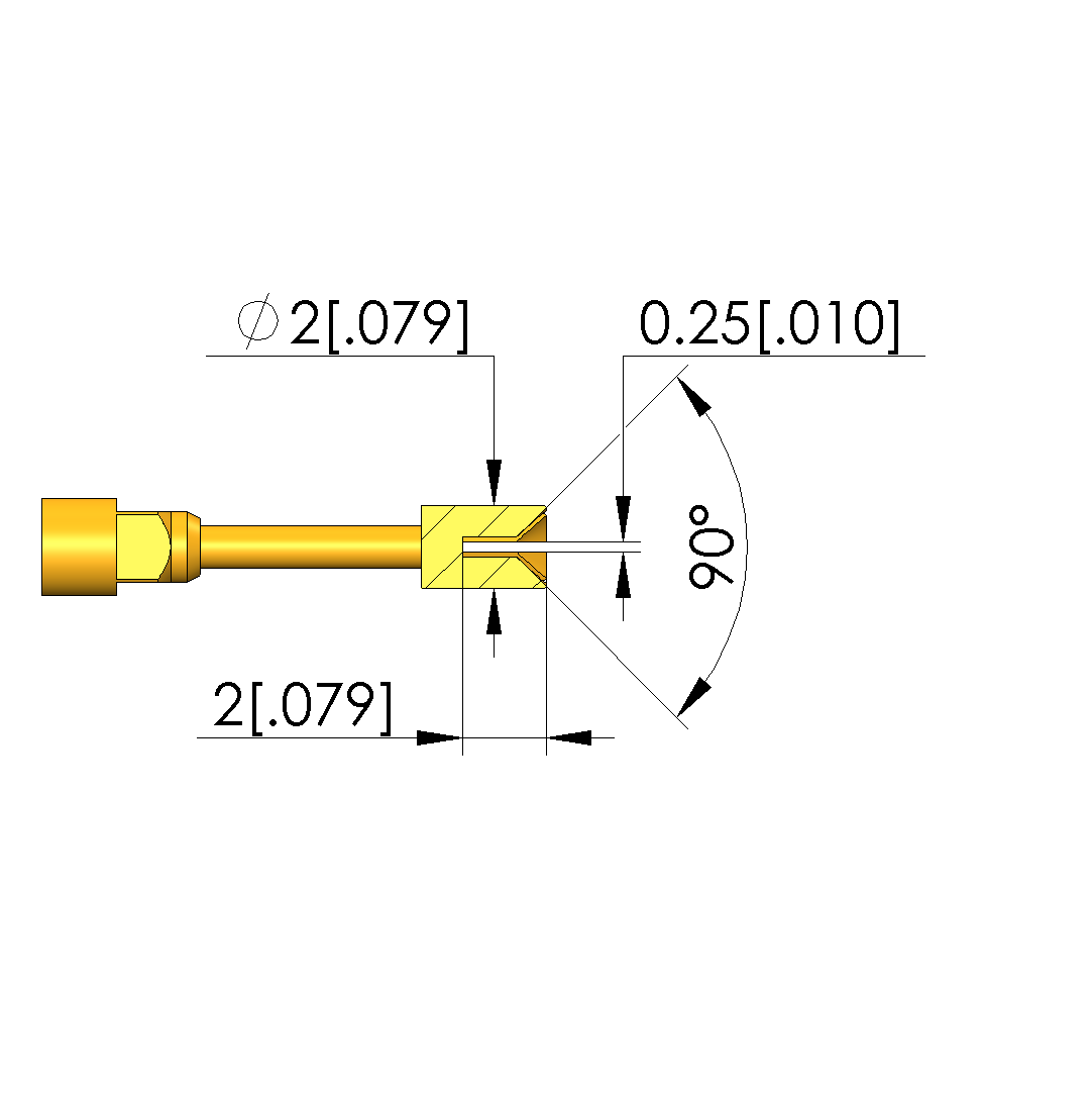 Springloaded test probe GKS112 319 200 A 1510 M Item INGUN