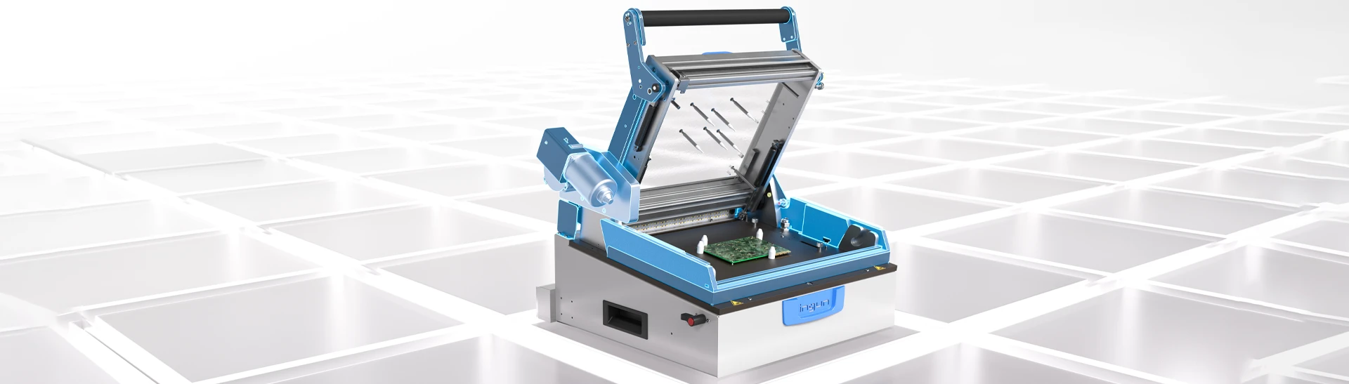 Automatic opener/closer for the automation of manual test fixtures