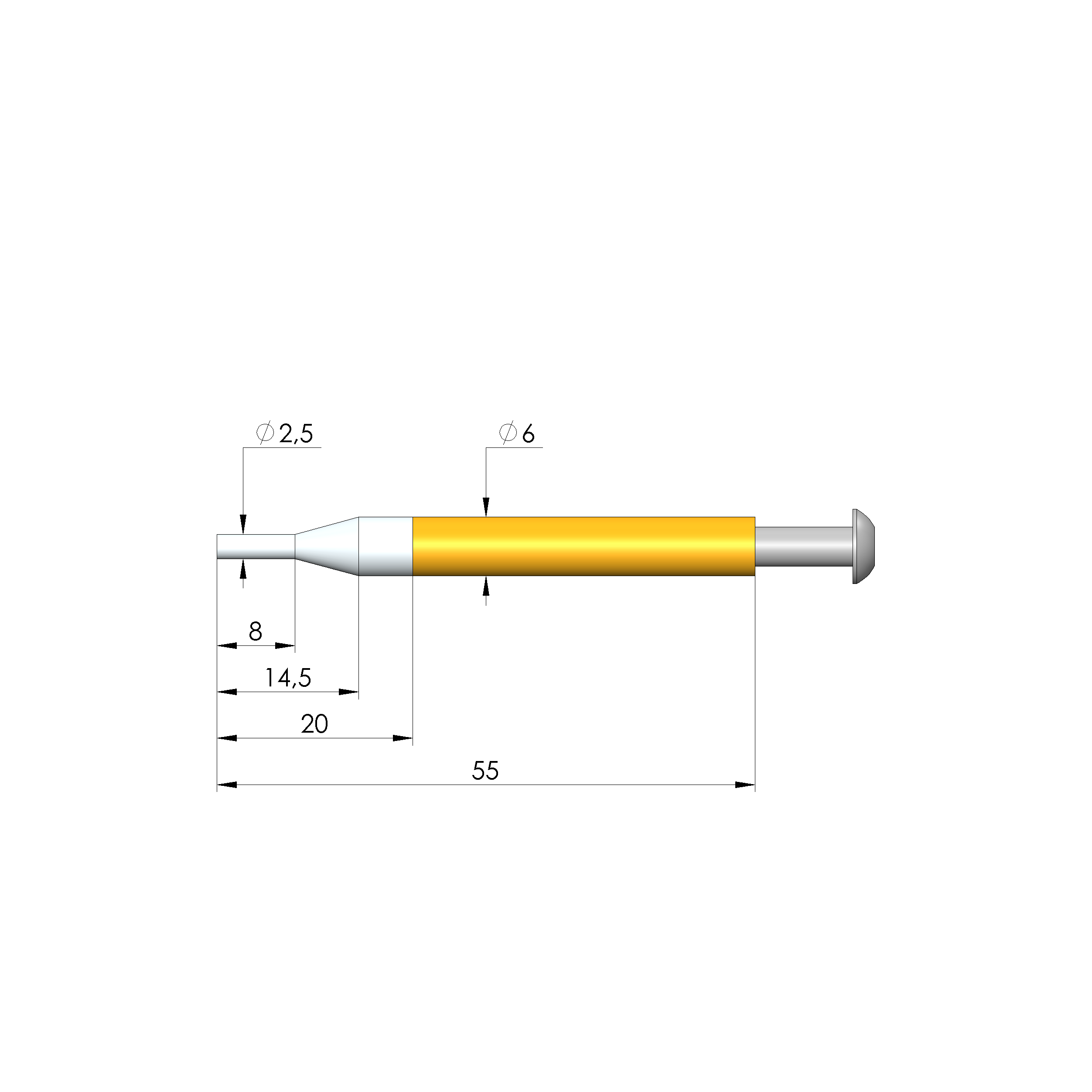 NHS-ST-55,0-2,5-POM-AL