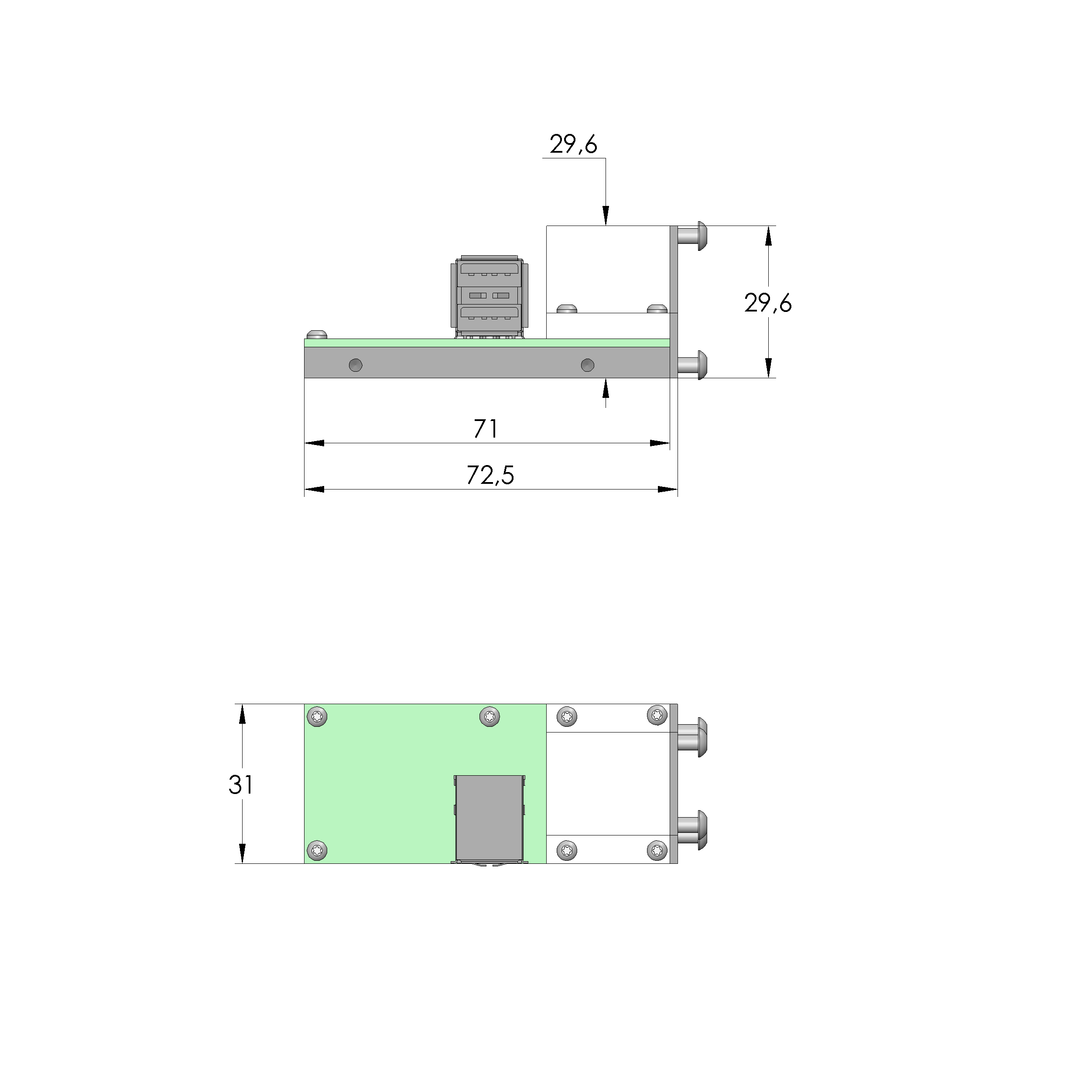 HF-U-USB2.0-AF-AF-2-SF
