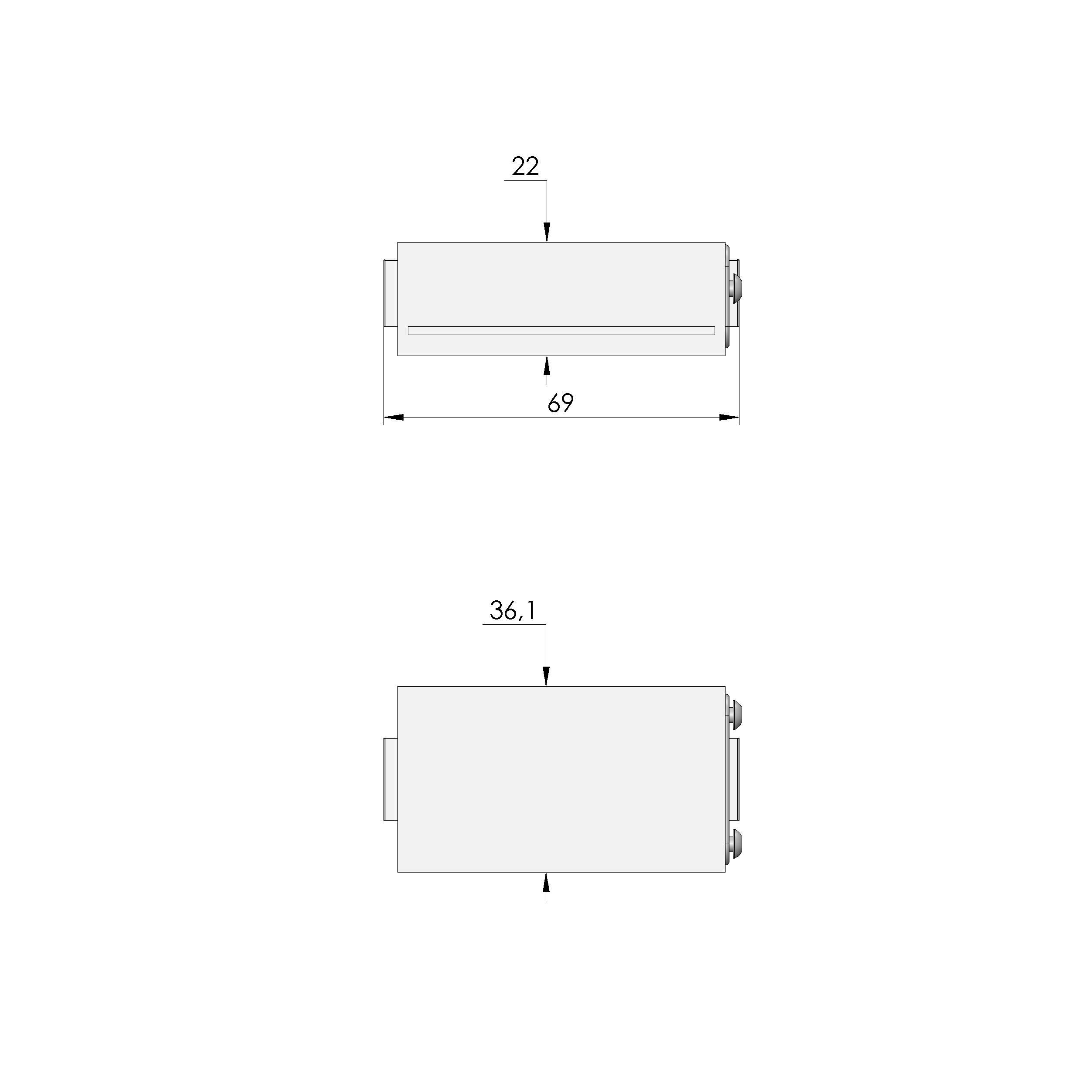 HF-U-RJ45-LAN1000-F-F-SF