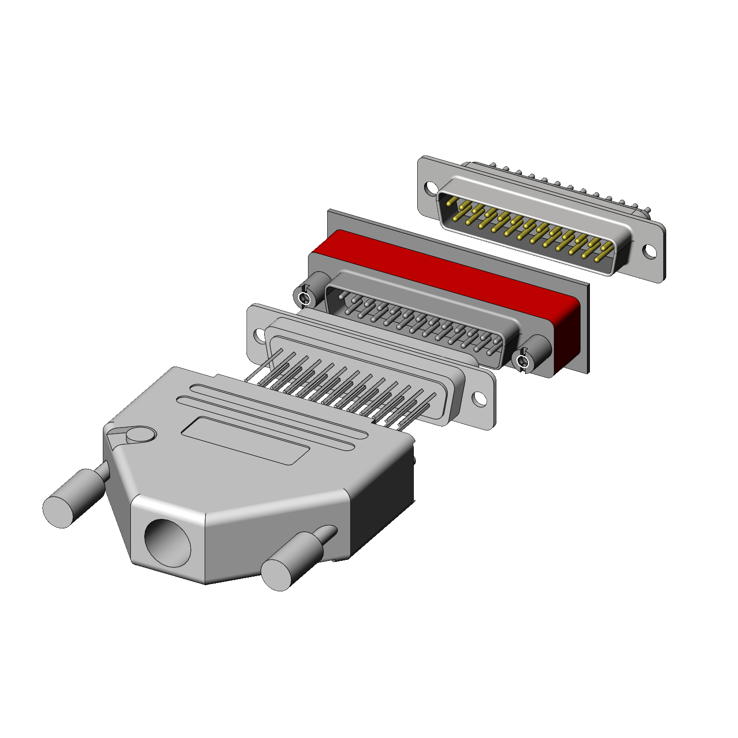 HF-U-SUBD-25-1000pF-WW